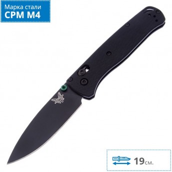 Нож BENCHMADE BUGOUT BMCU535-BK-M4-G10-BLK